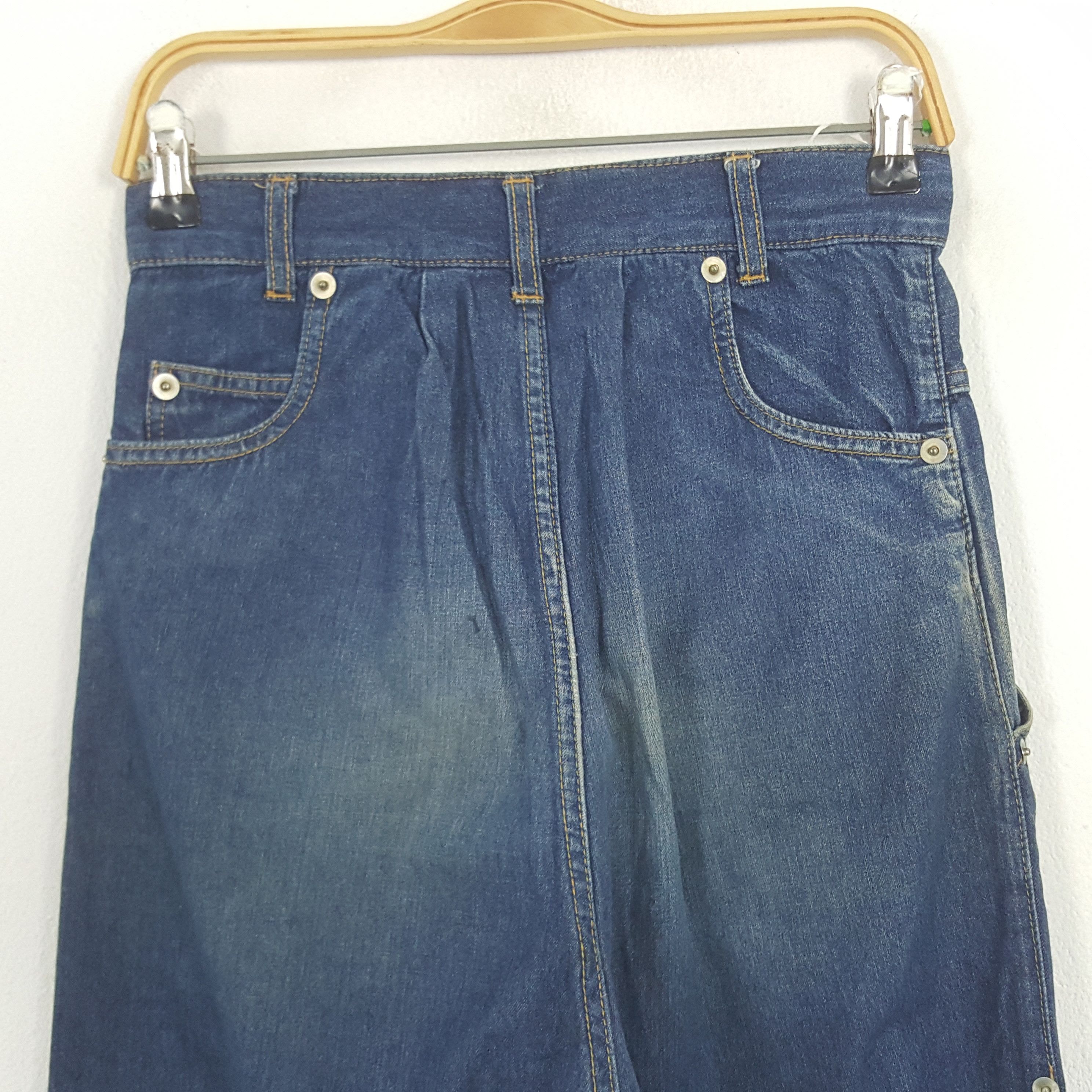 Issey Miyake × Vintage × mercibeaucoup Vintage Mercibeaucoup by Issey Miyake Designer Denim Jeans Size US 27 - 5 Thumbnail