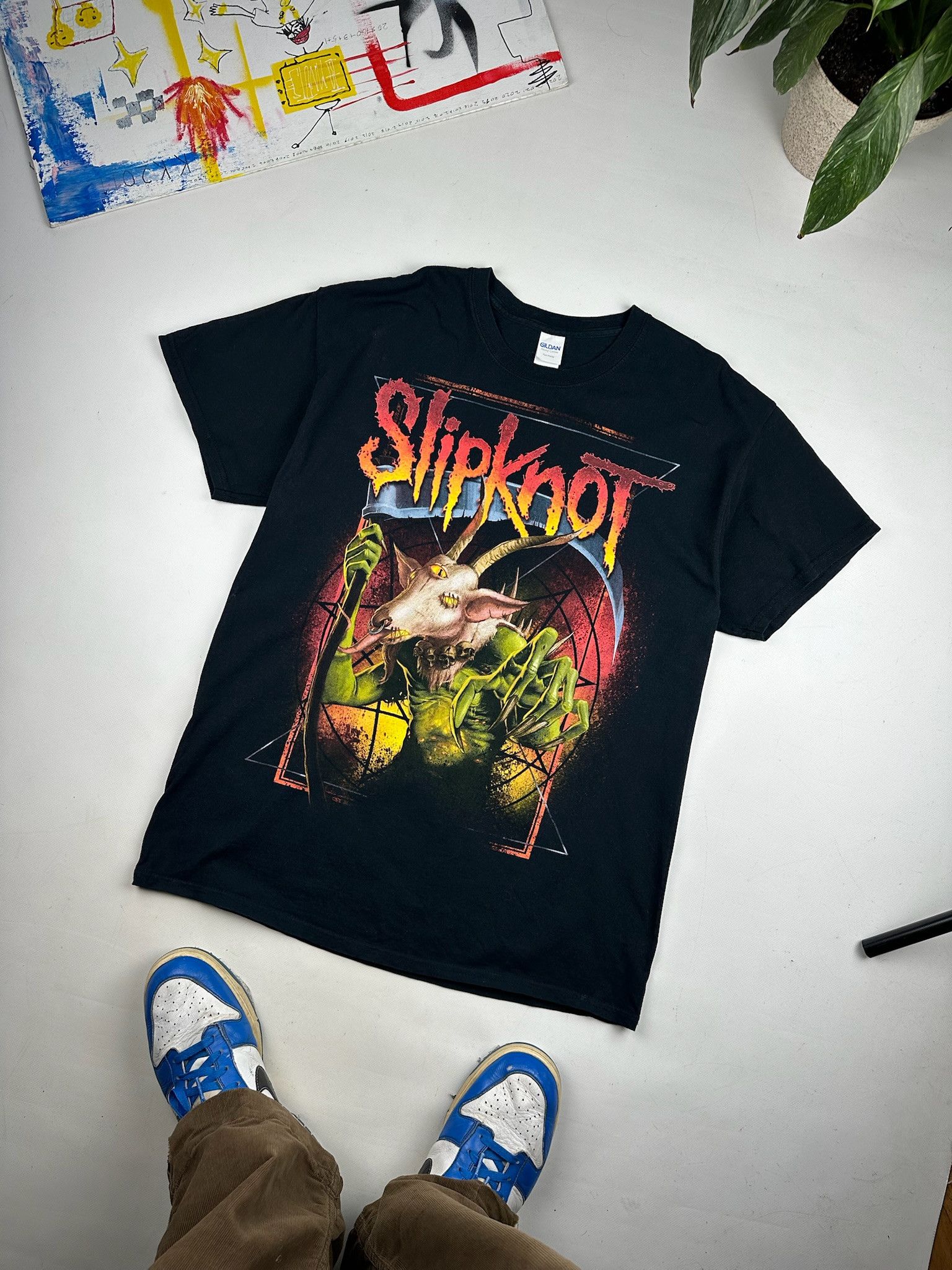 Band Tees Vintage 2000s Slipknot Rotting Goat Skeletons Band Tee Fruit Size US L / EU 52-54 / 3 - 3 Thumbnail
