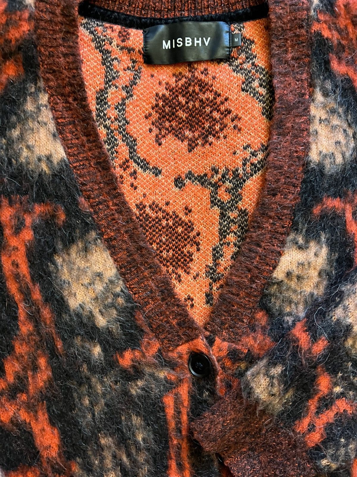 Misbhv MISBHV snake print belted cardigan Size US M / EU 48-50 / 2 - 2 Thumbnail