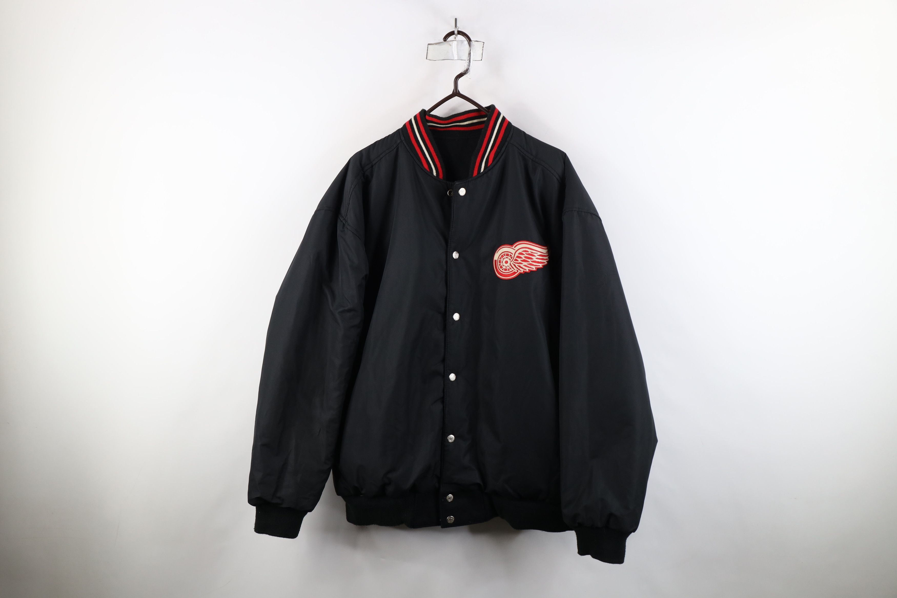 Vintage Vintage 90s Reversible Hockey Wool Leather Varsity Jacket Size US XL / EU 56 / 4 - 12 Thumbnail