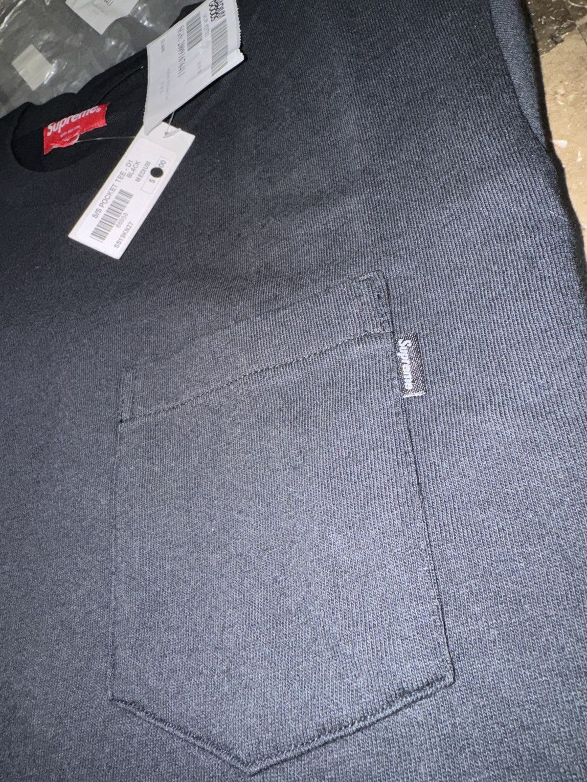 Supreme S/S Pocket Tee (Black)