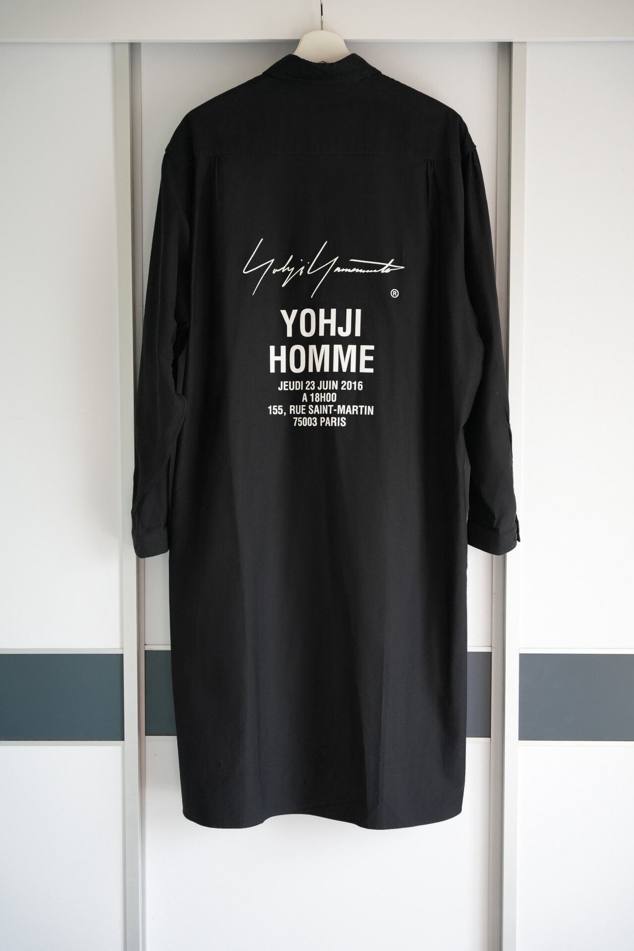 Yohji Yamamoto Yohji Yamamoto Signature Printed Work Shirt Size US M / EU 48-50 / 2 - 1 Thumbnail