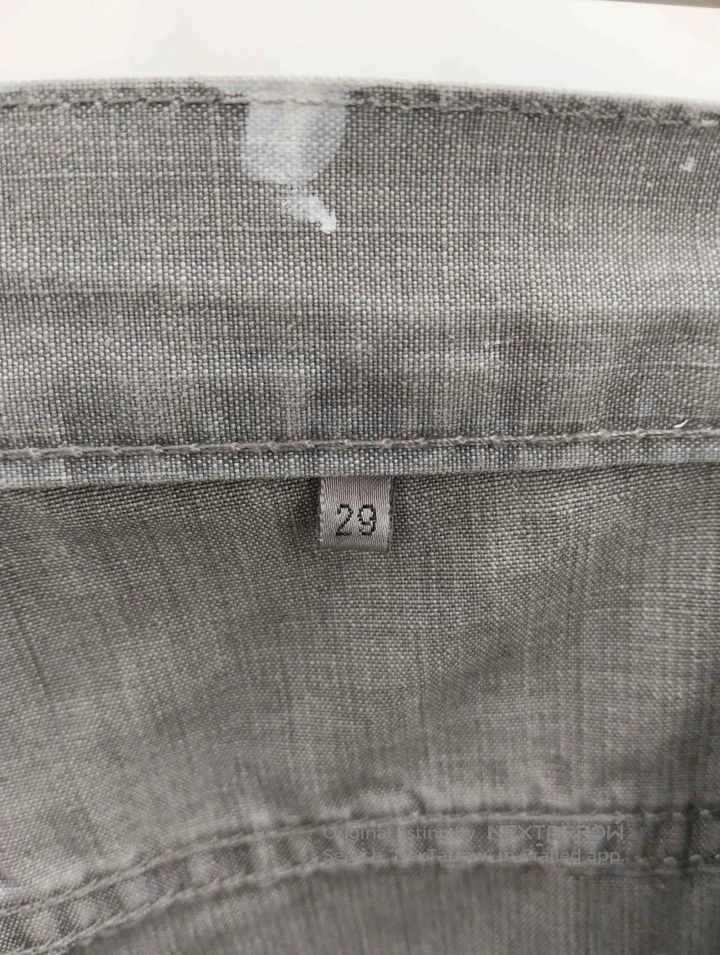 Dior Dior Gray Denim Pants Size 29. Size US 29 - 6 Thumbnail