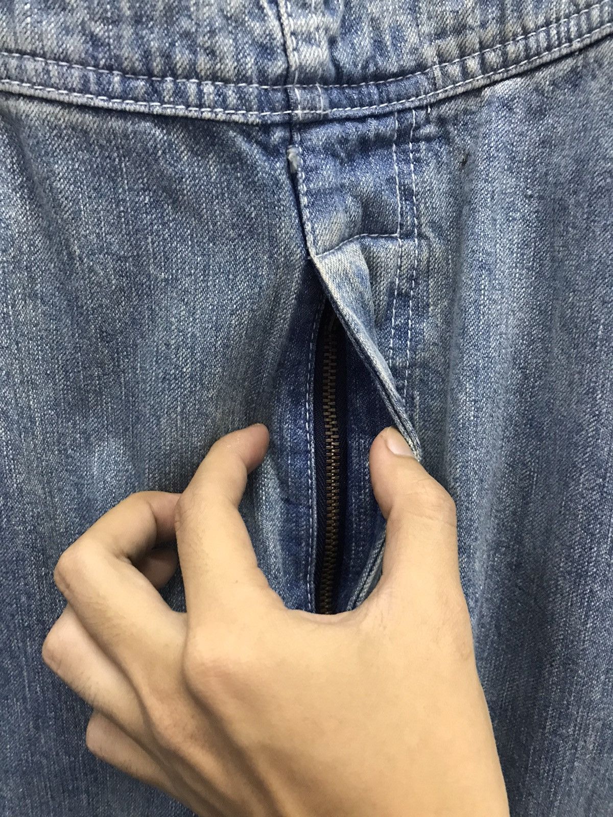 Vintage × Wrangler Vintage Wrangler Blue Bell Denim Overall Size US 35 - 9 Thumbnail