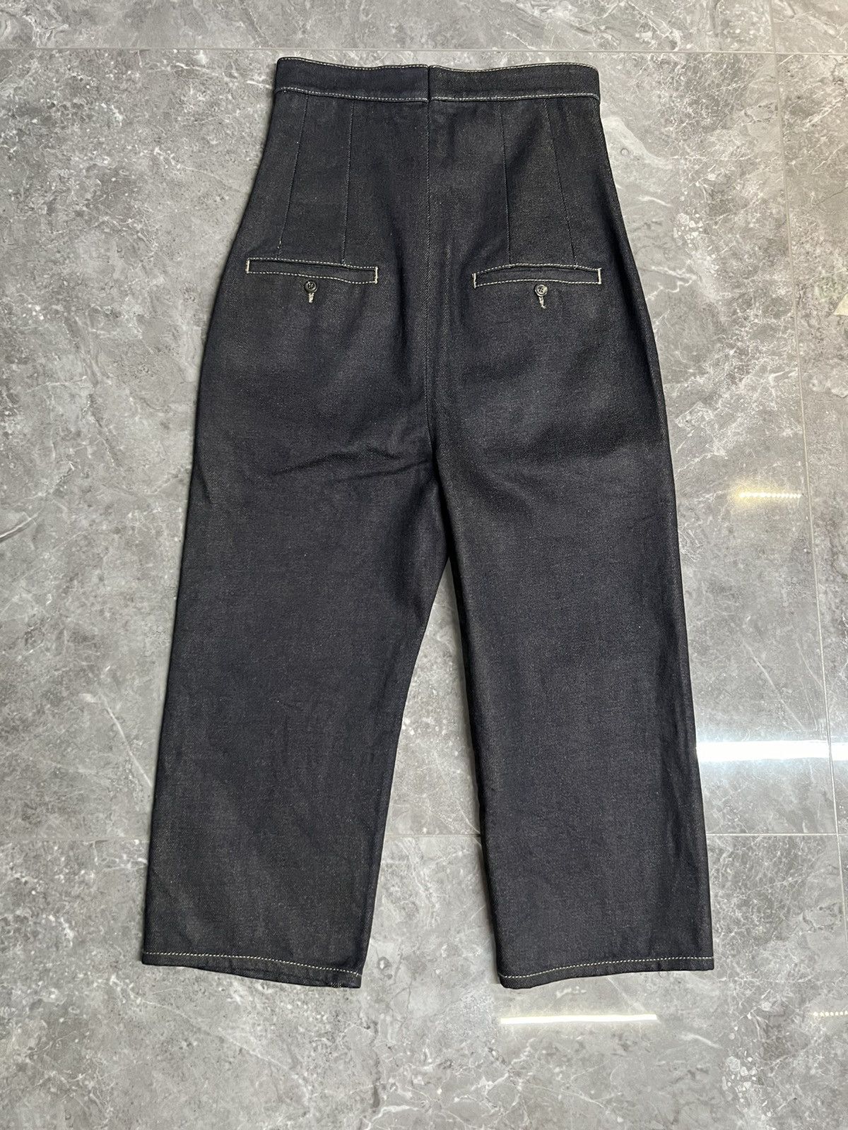 Rick Owens RICK OWENS HIGH WAIST DIRT JEANS SZ 48 Size US 32 / EU 48 - 2 Thumbnail