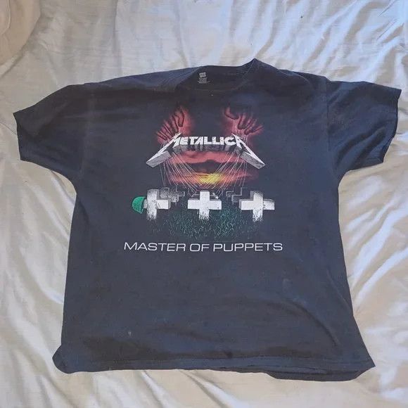Band Tees × Vintage Metallica - Vintage old school Master of Puppets XL shirt Size US XL / EU 56 / 4 - 1 Preview