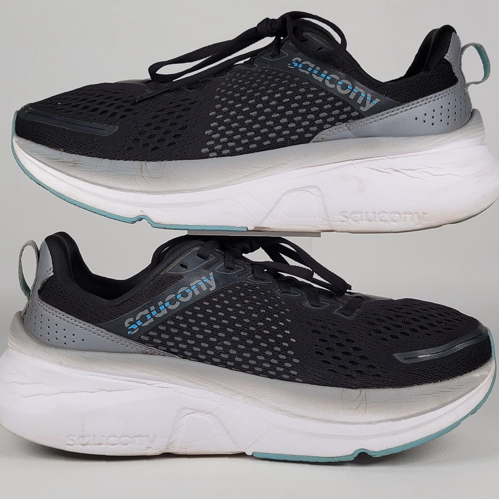 Saucony Saucony Women's Guide 17 Sneaker Black/Fog Size 9.5 W Shoes Womens Sneaker Athletic Lace Up 2024 Size US 8 / IT 38 - 4 Thumbnail