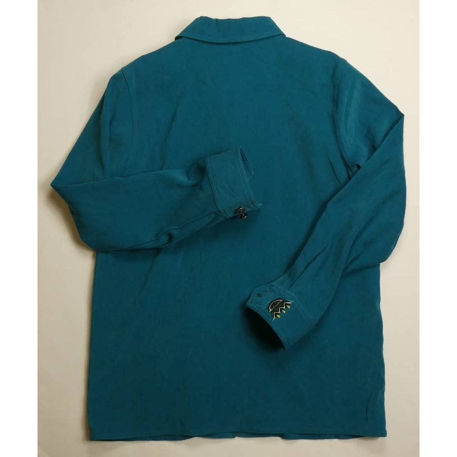 Bob Mackie BOB MACKIE Wearable Art Embroidered Zip Jacket, size: small Size S / US 4 / IT 40 - 2 Thumbnail