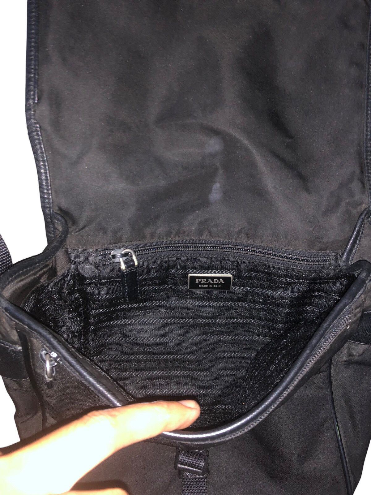 Prada 💯Authentic PRADA Tessuto Nylon Messenger Crossbody Bag Black Size ONE SIZE - 11 Thumbnail