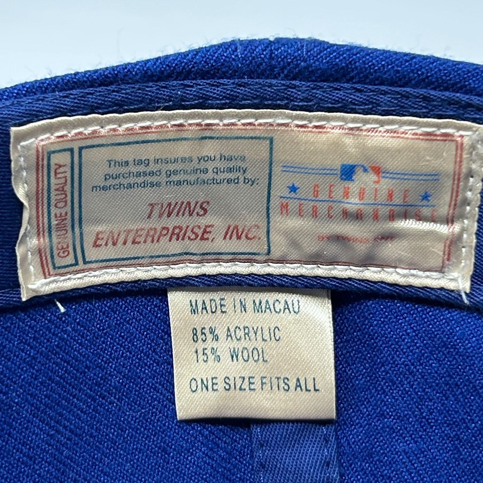Other Chicago Cubs Hat Baseball Cap MLB Twins Enterprise Size ONE SIZE - 9 Thumbnail