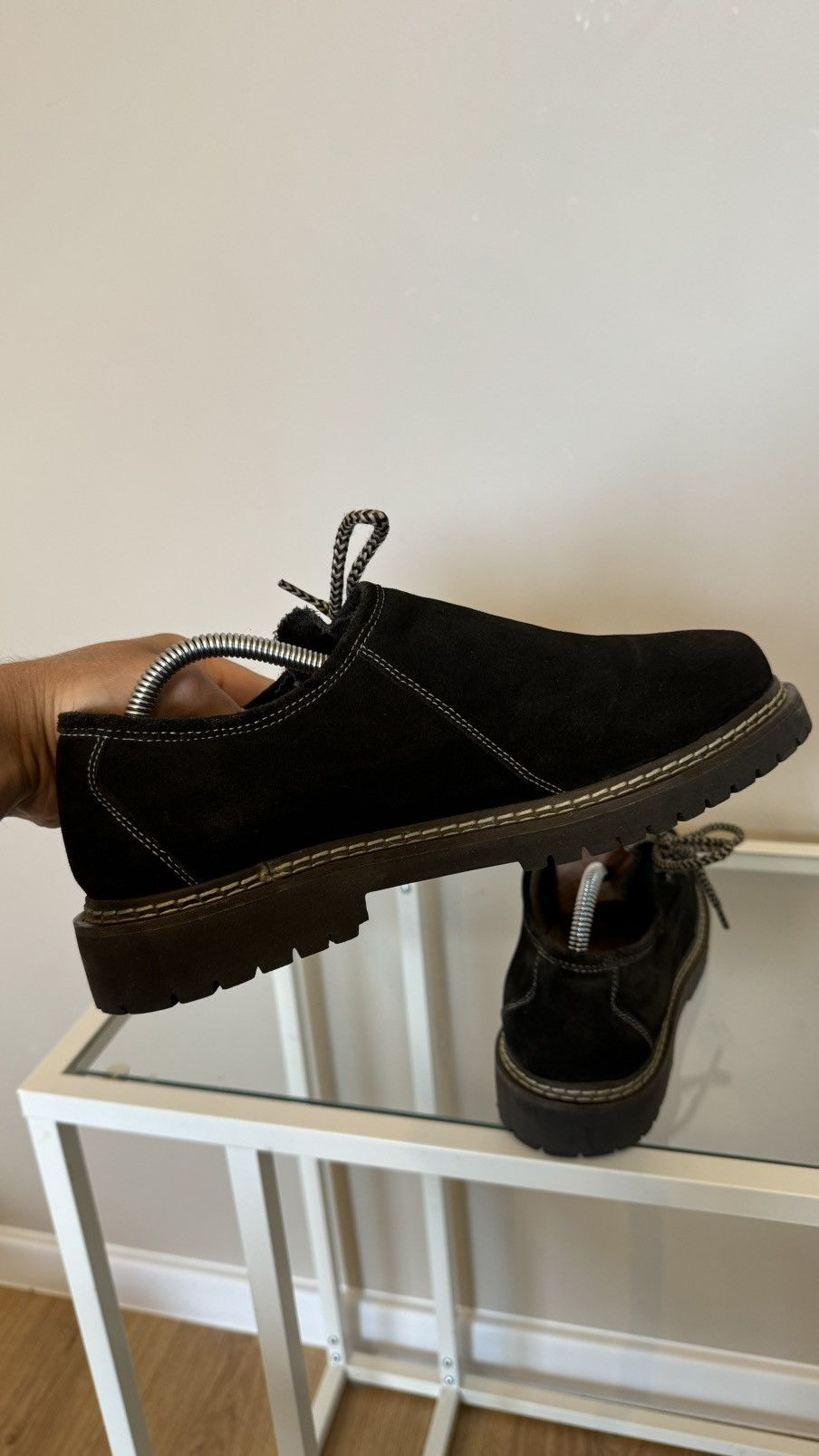 Genuine Leather × Vintage Vintage Almsach cynthia suede classic brown leather Size US 10 / EU 43 - 5 Thumbnail