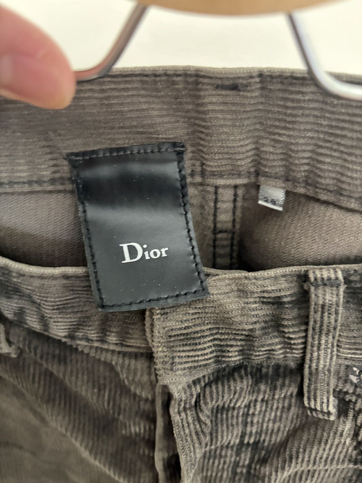 Dior AW04 VOTC Corduroy Trouser Hedi Slimane Denim Jeans Clawmark Size US 28 / EU 44 - 3 Thumbnail