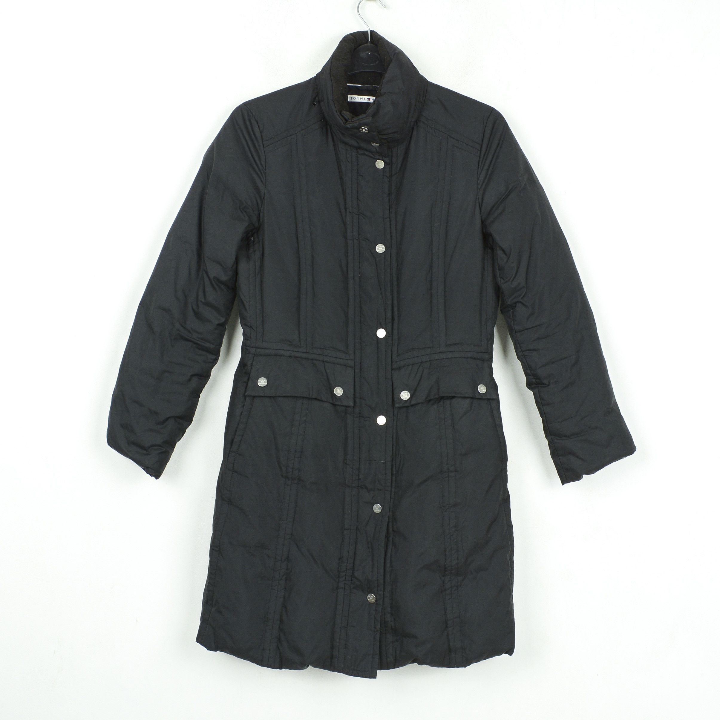 Down Feather Insulated Coat Padded Jacket Zip Parka Hooded