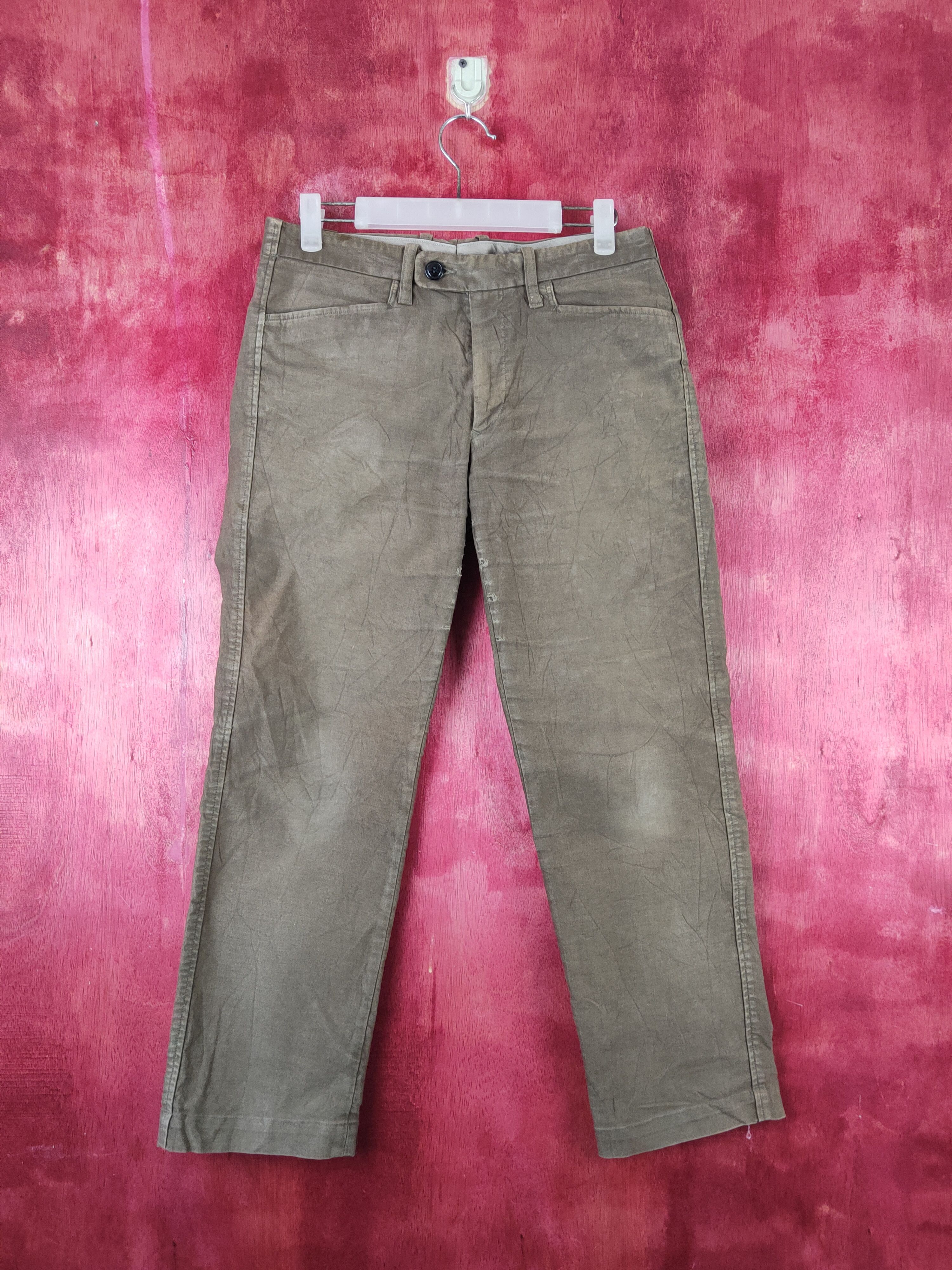 HOLLYWOOD RANCH MARKET Hollywood Ranch Market Olive Multipocket Casual Pants #S1767 Size US 30 / EU 46 - 1 Thumbnail