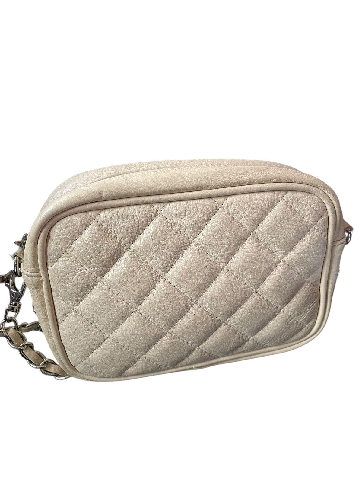 Vintage Y2K / 2000s Prodotto Artigianale Leather Purse cream Size ONE SIZE - 1 Thumbnail