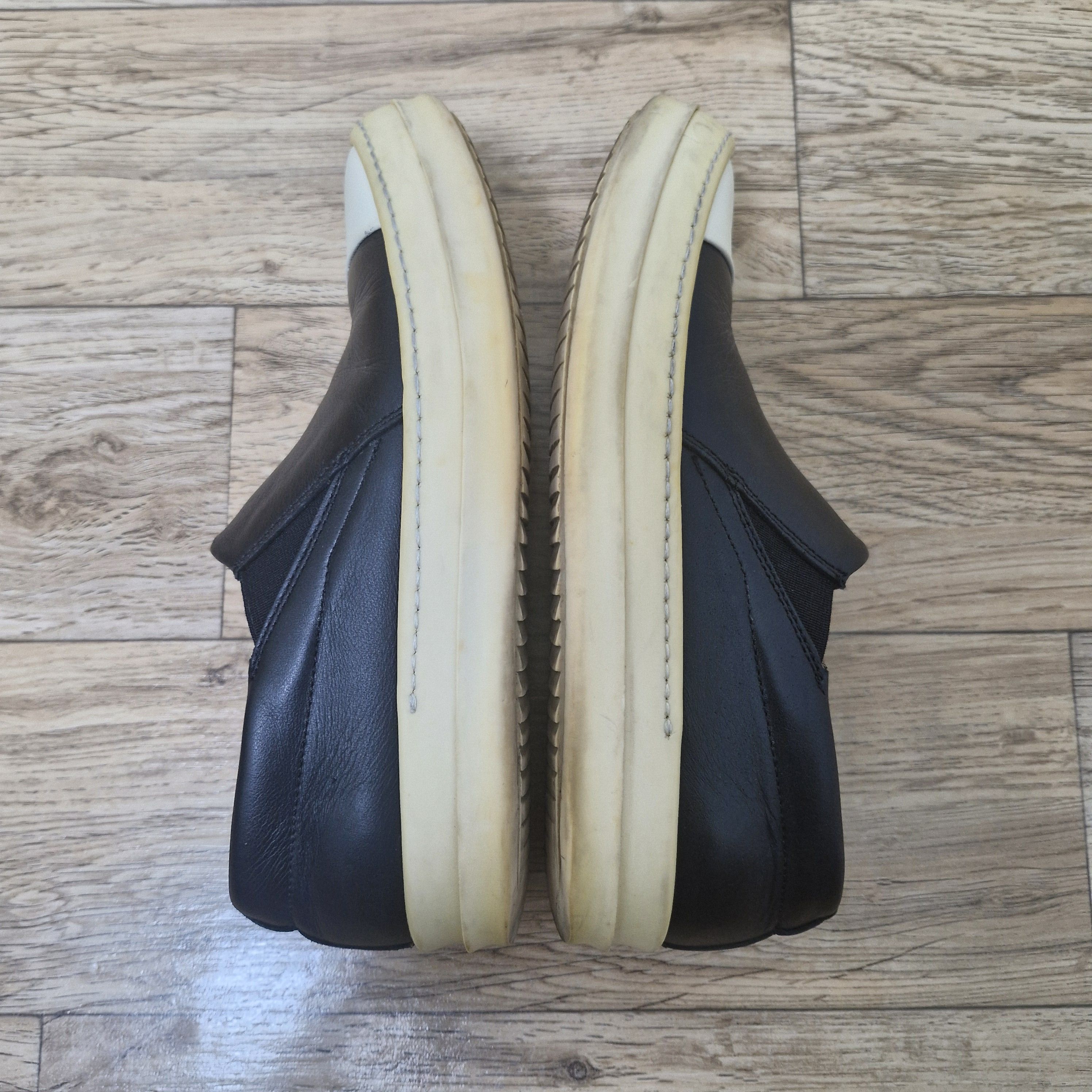 Rick Owens RICK OWENS Mainline Ramones Leather Slip Ons Size US 5 / IT 35 - 7 Thumbnail