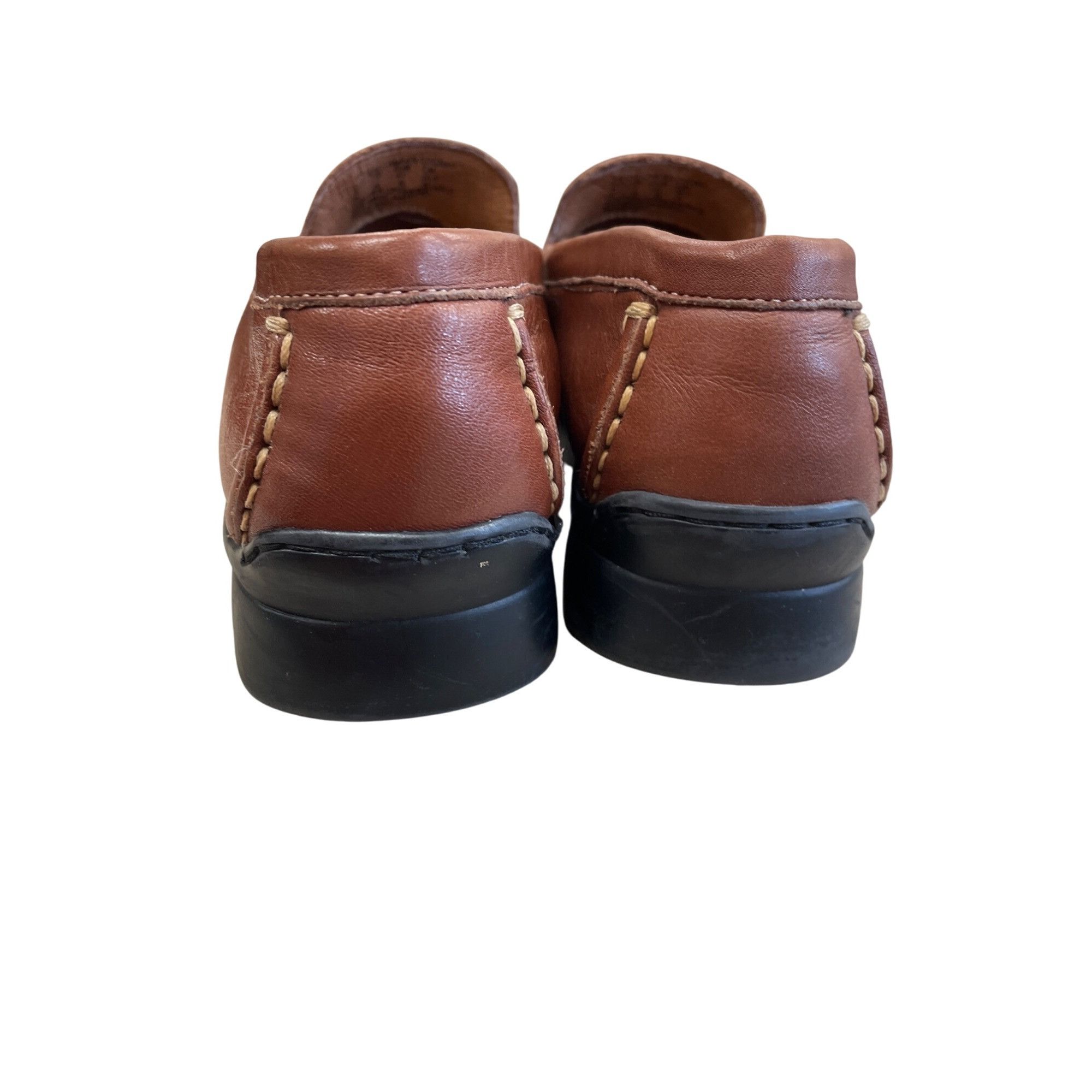 Hush Puppies Hush Puppies Mens Brown Leather Slip-On Loafers Shoes Size 9 Size US 9 / EU 42 - 6 Thumbnail