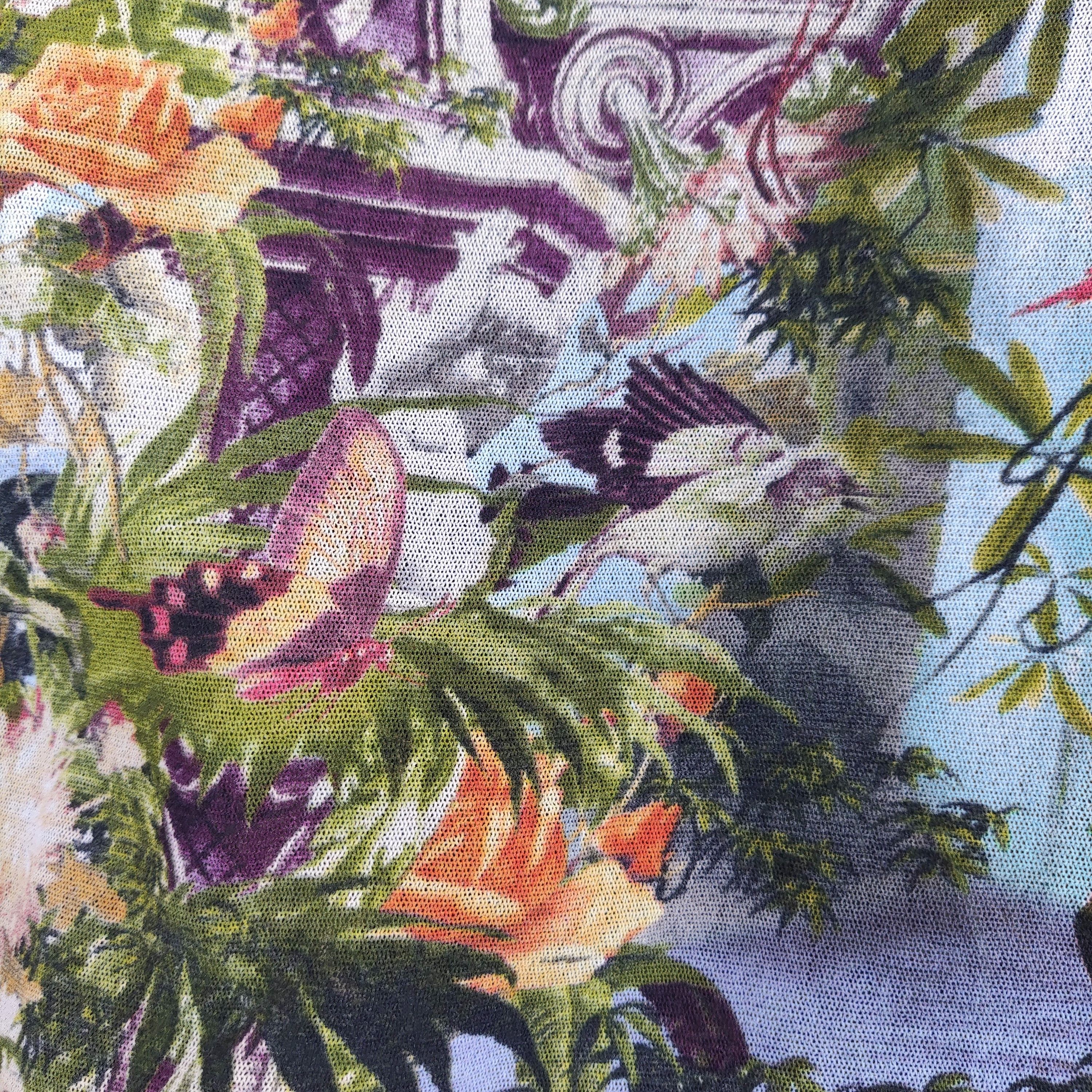 Jean Paul Gaultier Jean Paul Gaultier Tropical Butterfly Mesh Pareo Dress Size S / US 4 / IT 40 - 13 Thumbnail