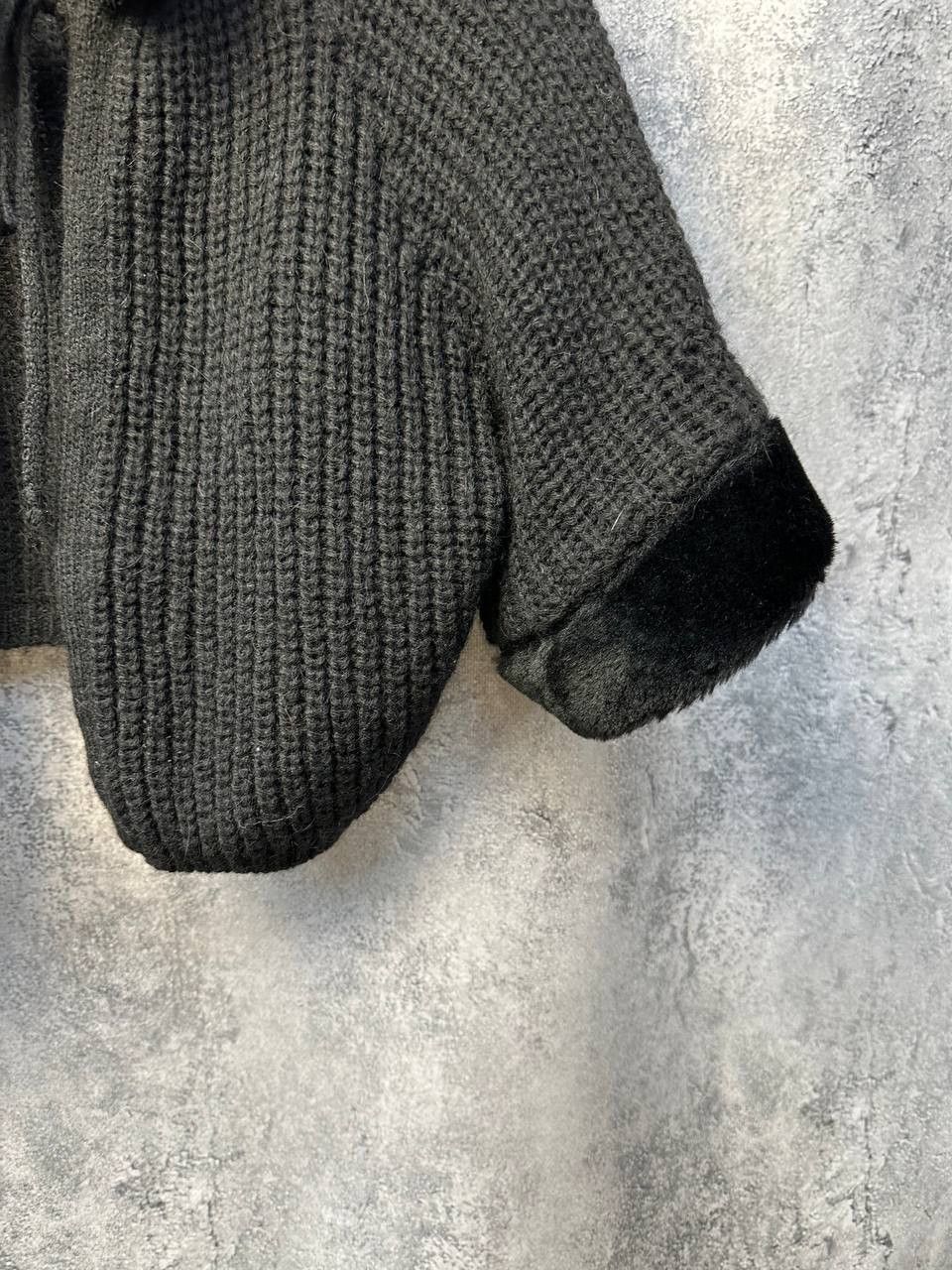 Elisa Cavaletti Bottega by Elisa Cavaletti Knitted Fur-Trim Cropped Jacket Size S / US 4 / IT 40 - 9 Thumbnail