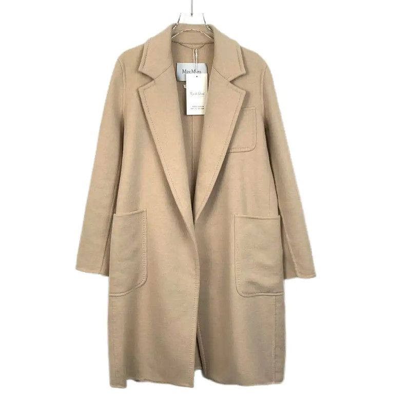 Max Mara MaxMara Brown Women's Coat 0089 Size M / US 6-8 / IT 42-44 - 1 Thumbnail