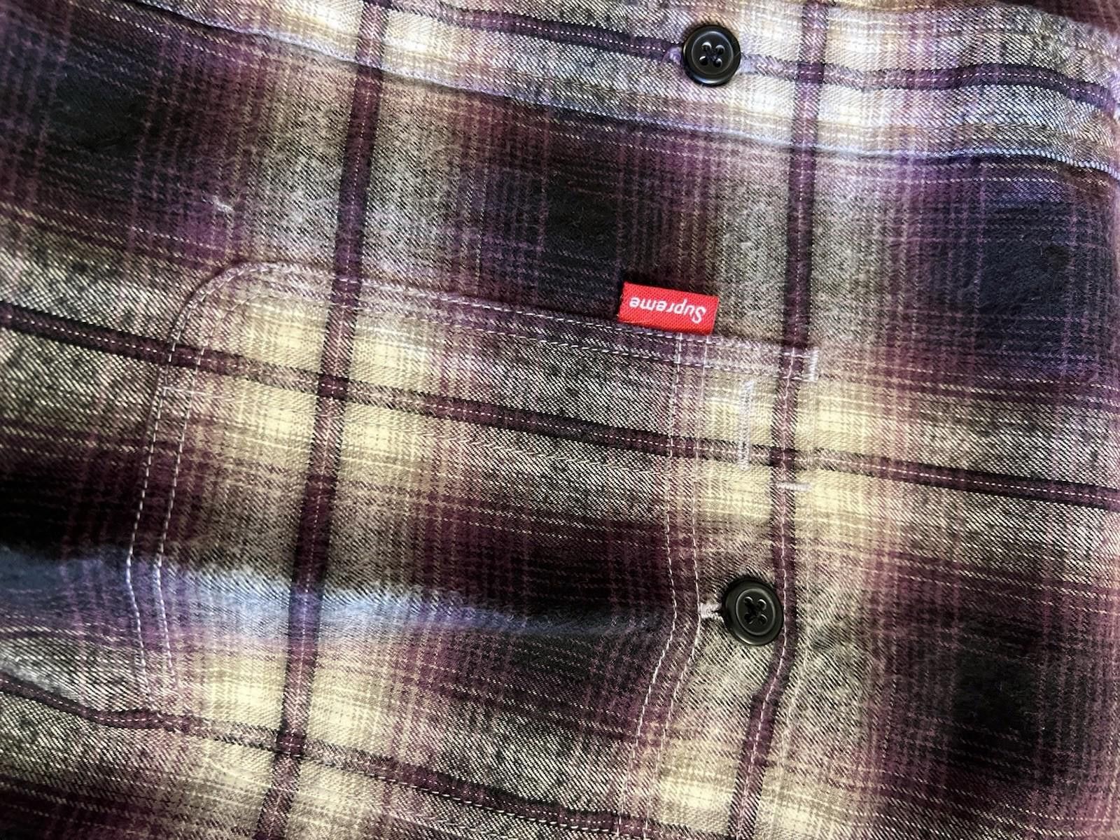 Supreme FW10 SUPREME HOMBRE PLAID SHIRT BLACK LARGE Size US L / EU 52-54 / 3 - 6 Thumbnail
