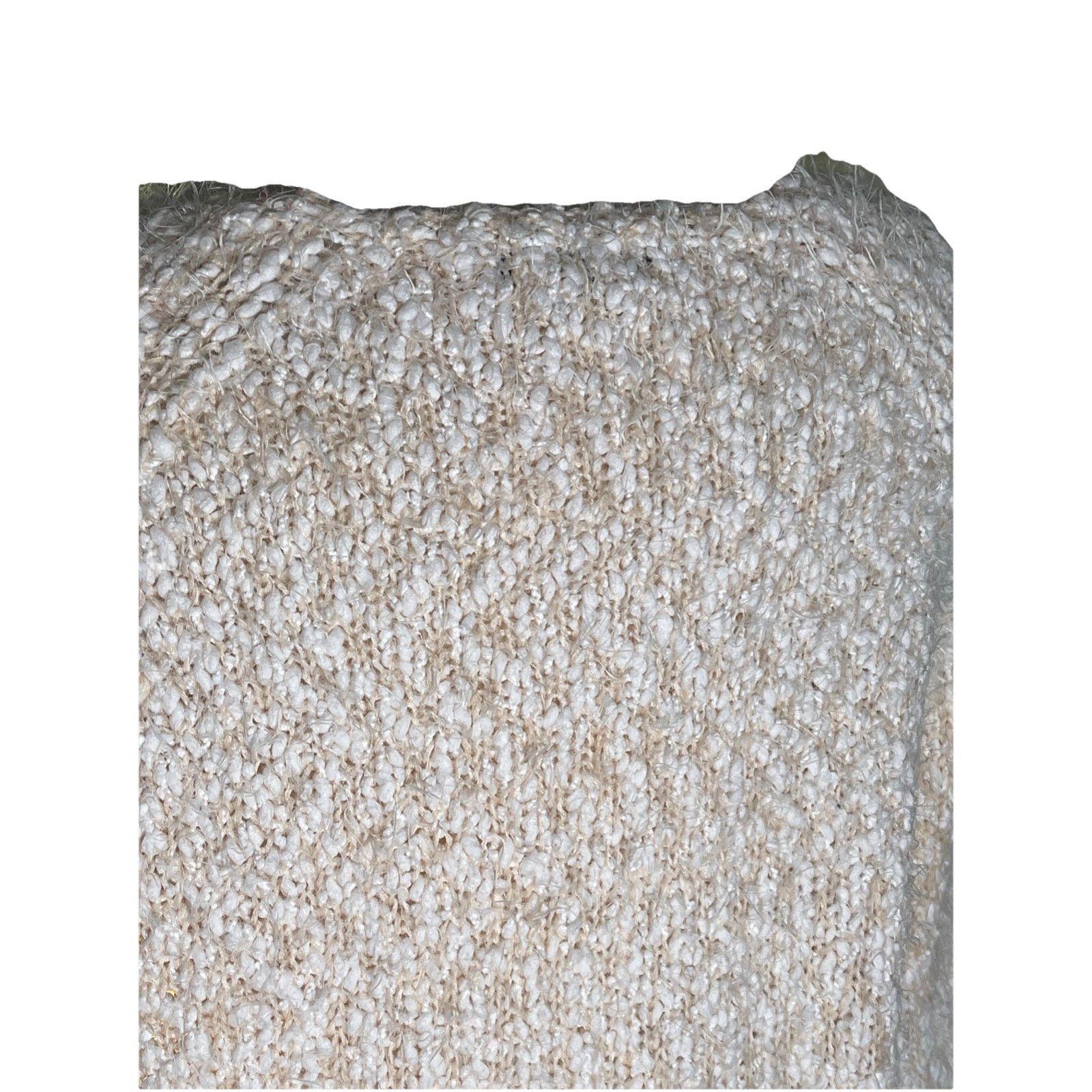 Buffalo David Bitton Buffalo David Bitton Women’s Eyelash Sweater Ivory Tan L /S Size XL / US 12-14 / IT 48-50 - 5 Thumbnail
