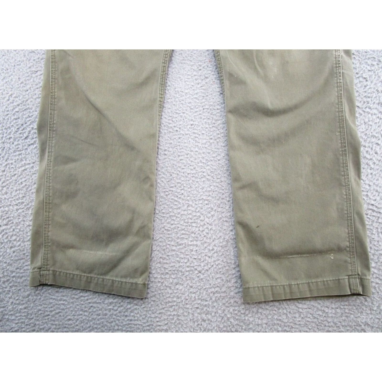 Carhartt VINTAGE Carhartt B324 ARG Relaxed Fit Carpenter Pants 38x30 Green Distressed Mens Jeans Pants Size US 38 / EU 54 - 2 Thumbnail