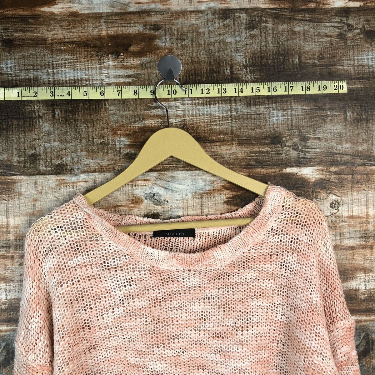 Aran Isles Knitwear × Japanese Brand Japanese Knit Sweaters Pink Page Boy #974 Size M / US 6-8 / IT 42-44 - 4 Thumbnail