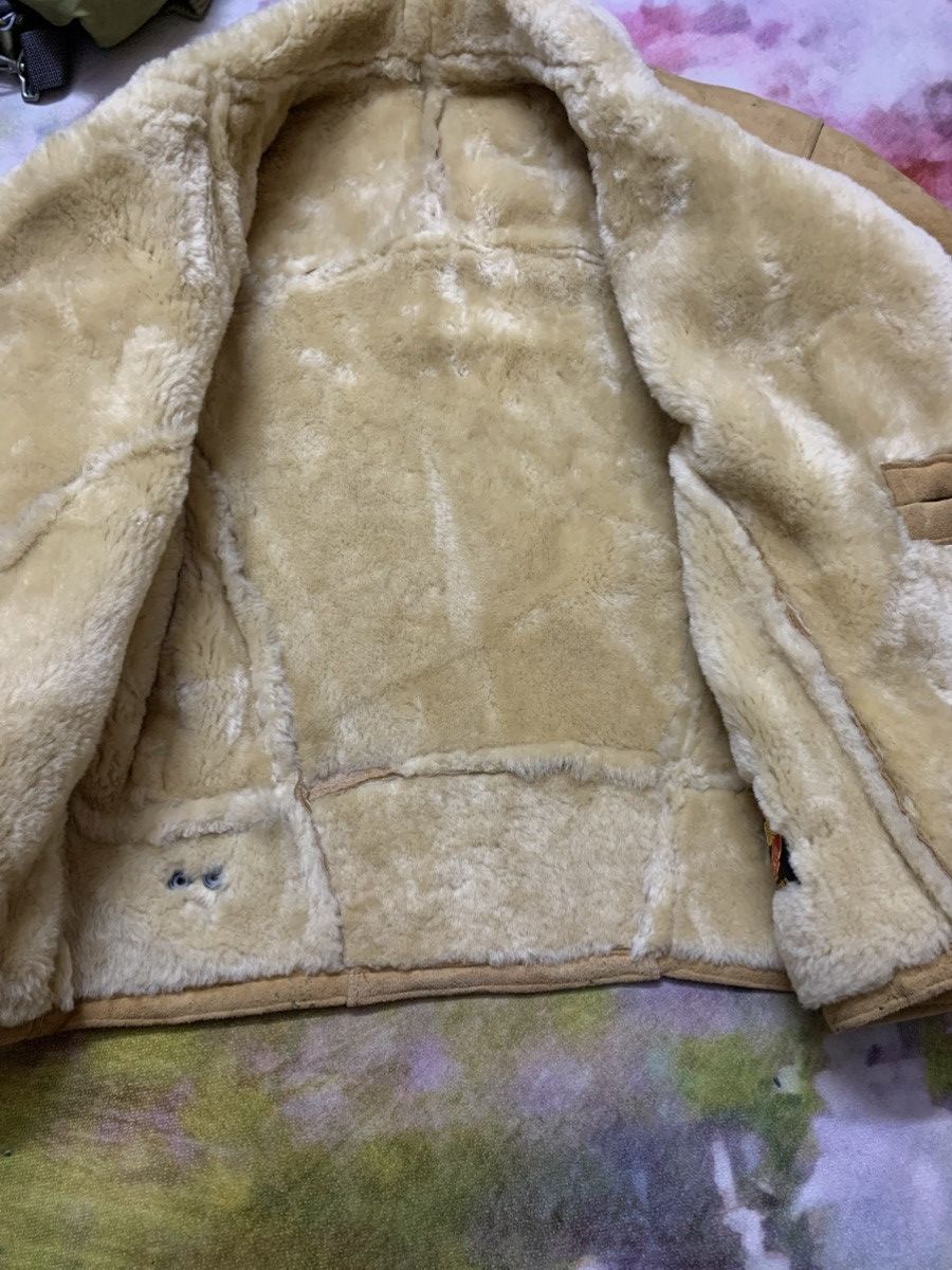Genuine Leather Vintage US SHEEPSKIN Shearling Cropped Jacket Size US L / EU 52-54 / 3 - 7 Thumbnail