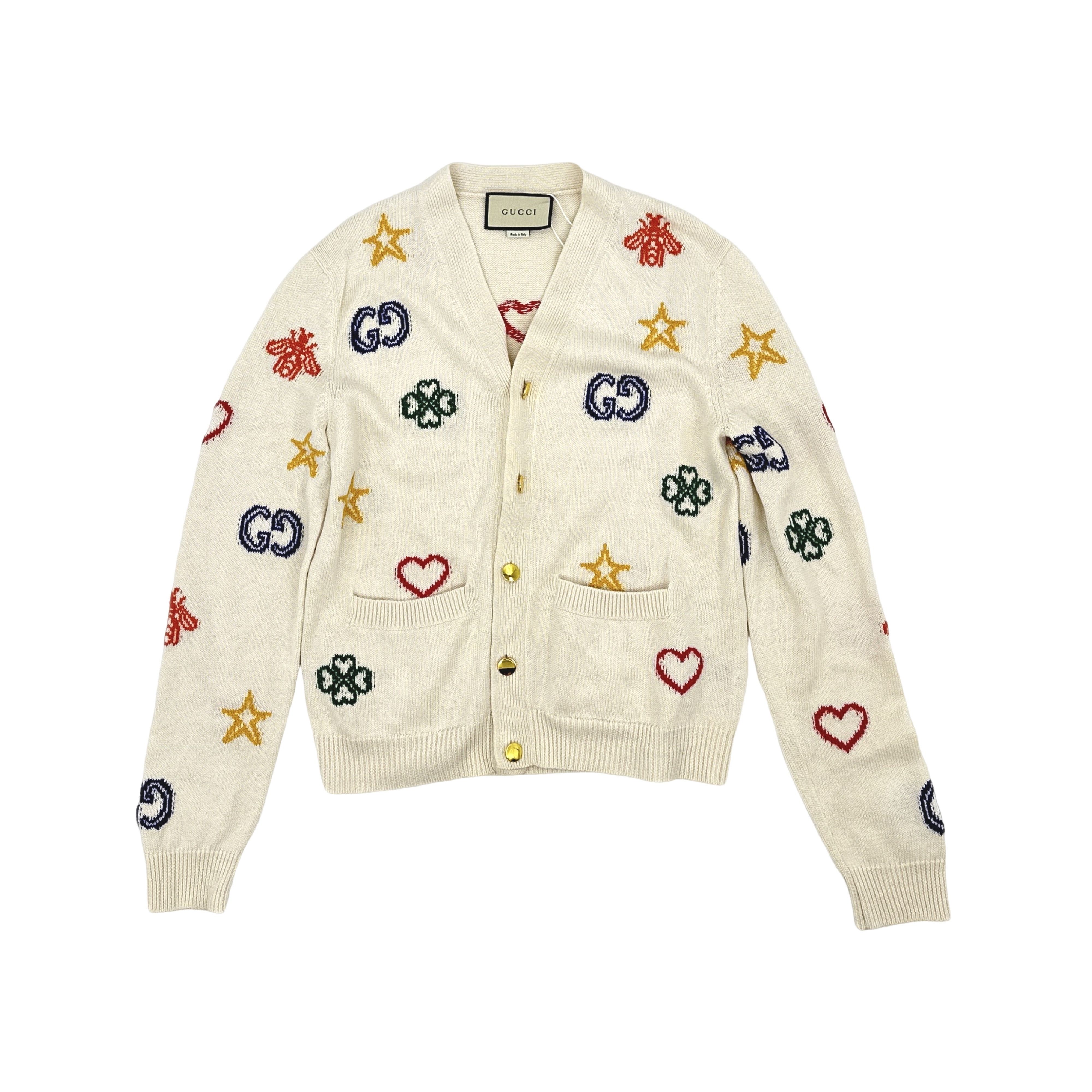 Gucci Gucci Symbol Jacquard Linen Cardigan XS Size US XS / EU 42 / 0 - 1 Thumbnail