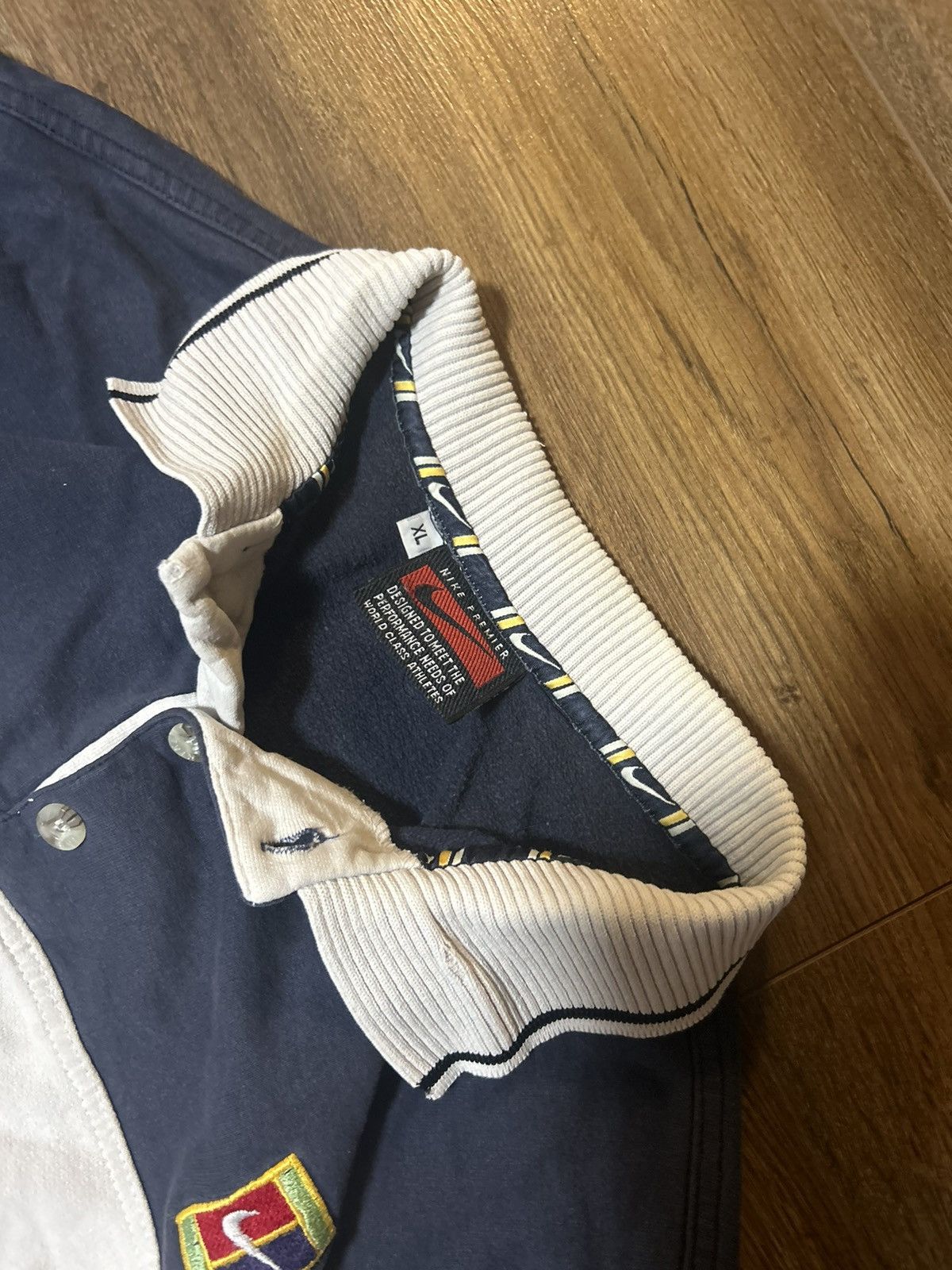 Nike Vintage Nike striped rugby shirt Size US XL / EU 56 / 4 - 3 Thumbnail