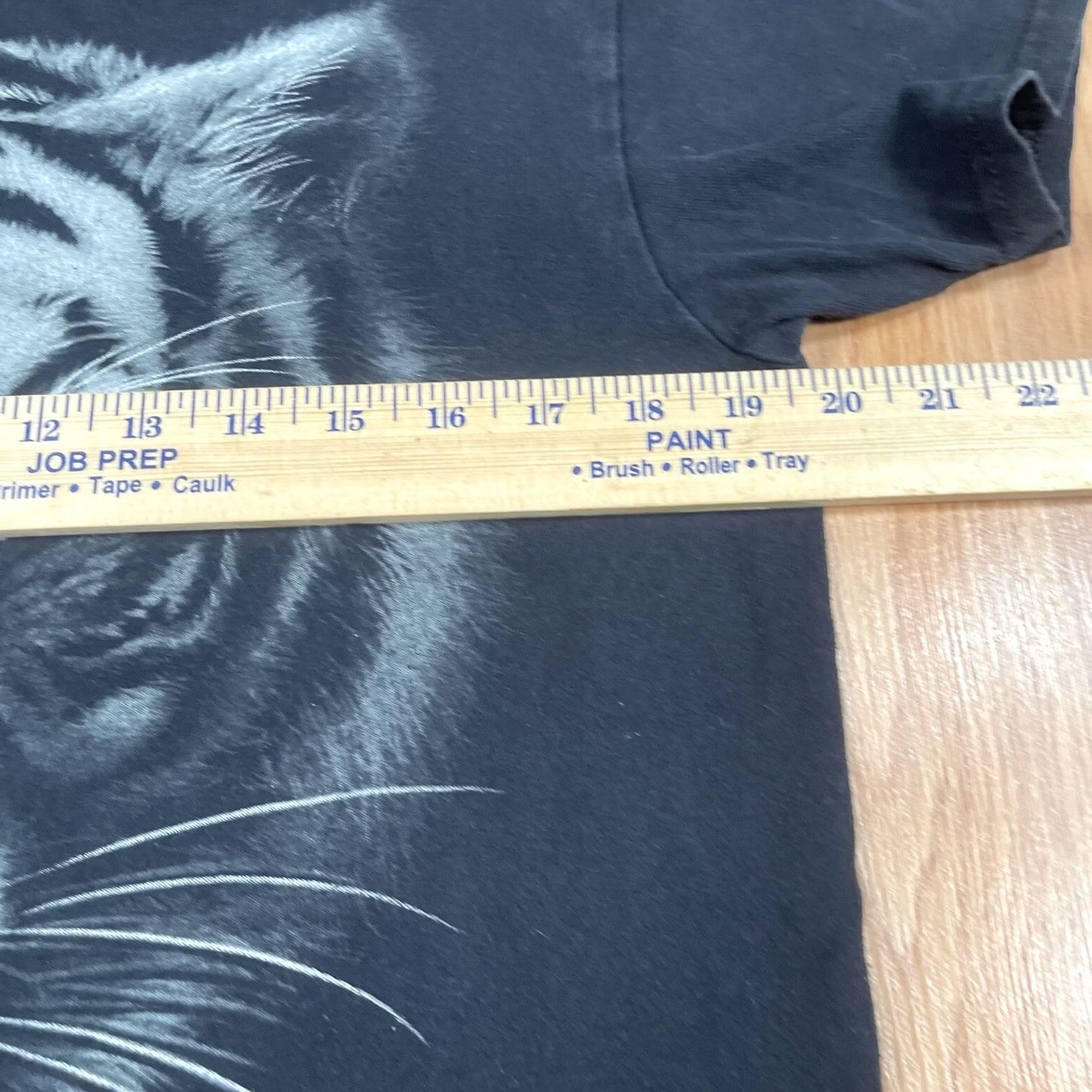 Vintage DOM Graphics T-Shirt Adults M Medium Black Tiger Crewneck Short Sleeve Cotton Size US M / EU 48-50 / 2 - 6 Thumbnail