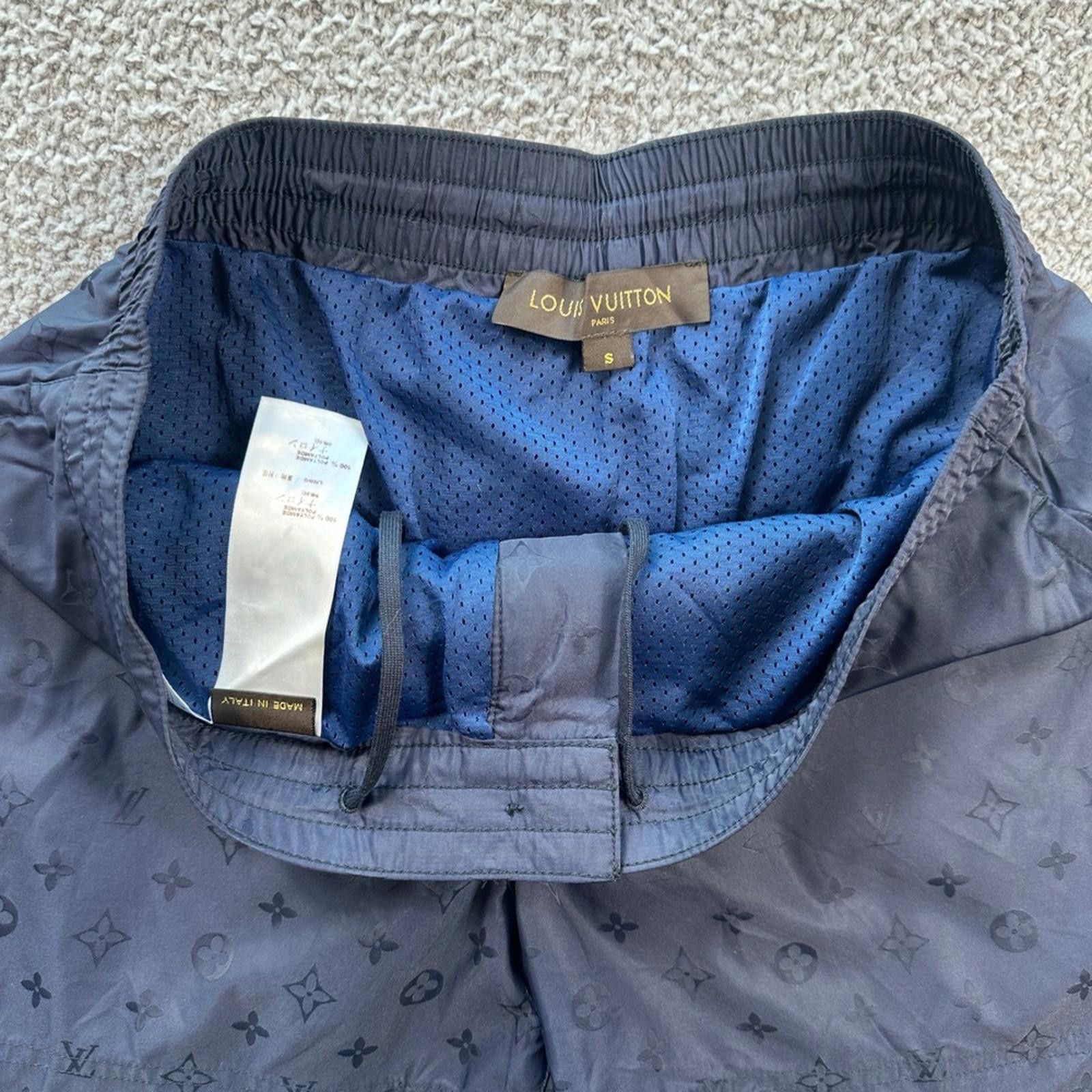 Louis Vuitton Louis Vuitton Monogram Swim Shorts Blue Men S Made in Italy Size US 30 / EU 46 - 6 Thumbnail
