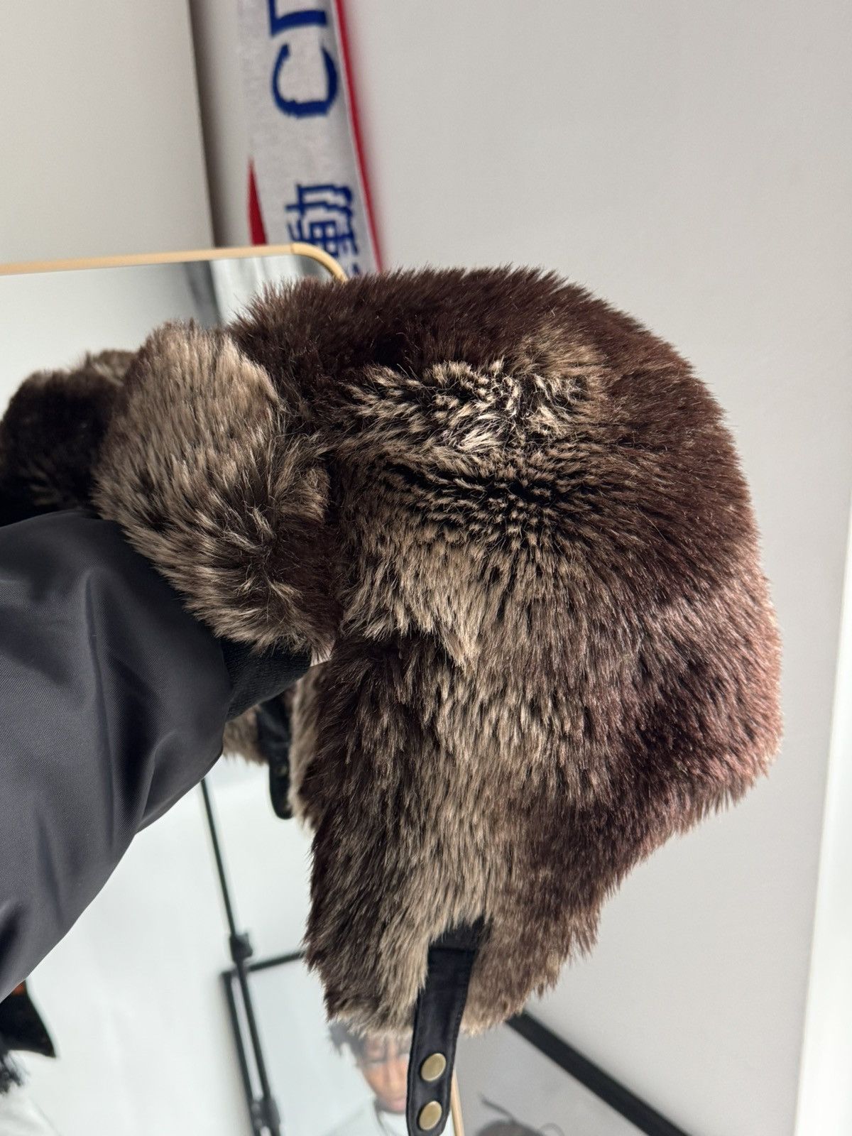 If Six Was Nine Vintage 80-90s Trapper Real Rabbit Fur Hat Ushanka Winter Size ONE SIZE - 12 Thumbnail