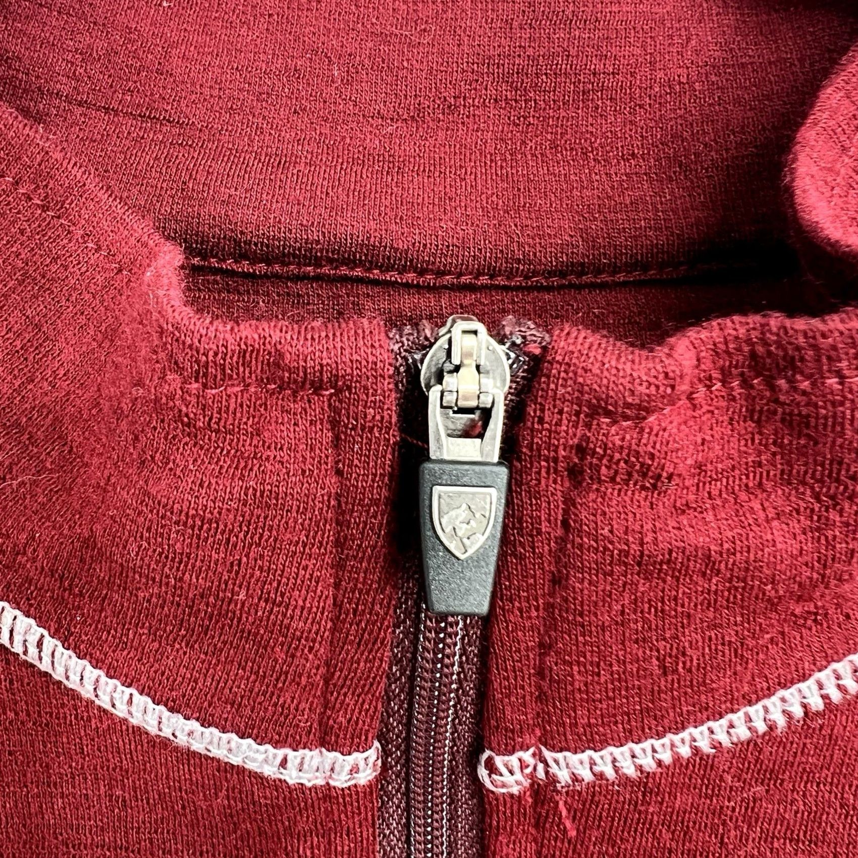 Vintage VINTAGE KÜHL Merino Wool 1/4 Zip Pullover Sweater Mens L Burgundy Outdoor - Flaw Size US L / EU 52-54 / 3 - 5 Thumbnail