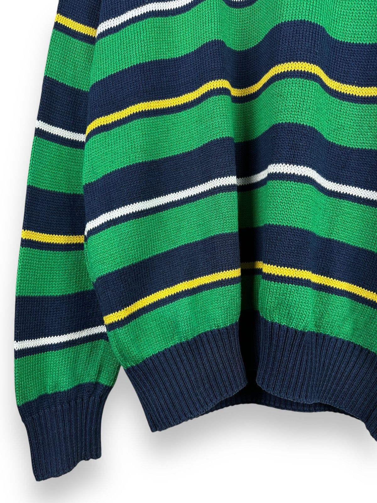 Paul & Shark × Vintage Vintage Paul & Shark Yachting Striped Knit Sweater Size US XXL / EU 58 / 5 - 6 Thumbnail
