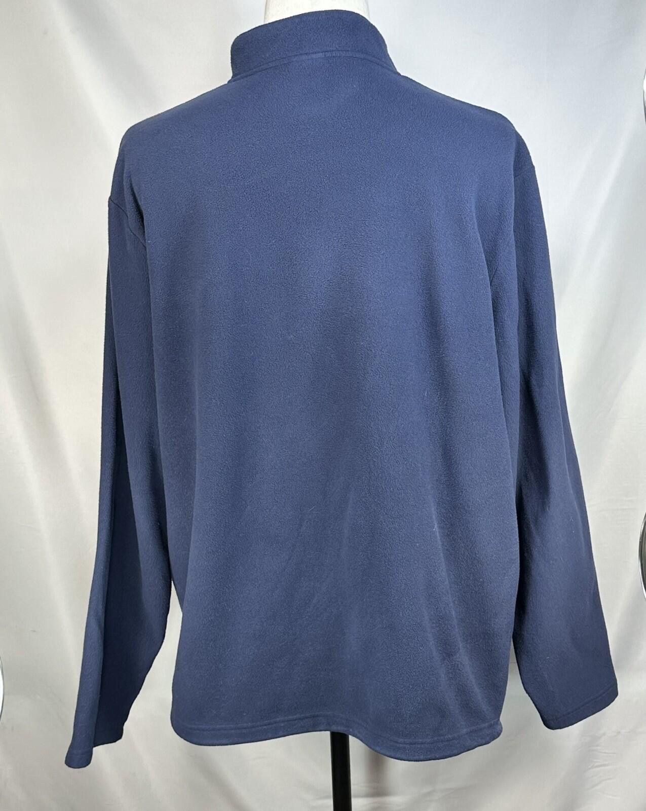 Under Armour Under Armour 1/4 Zip LS Fleece Pullover Blue Mens 2XL Size US XXL / EU 58 / 5 - 2 Thumbnail