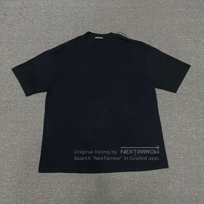 Balenciaga Balenciaga Shoulder Logo Short Sleeve Size US S / EU 44-46 / 1 - 1 Thumbnail