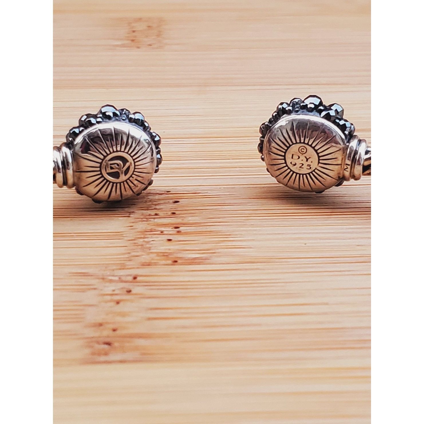 David Yurman David Yurman Hematite Berries Cable Sterling Silver Bracelet Size ONE SIZE - 6 Thumbnail