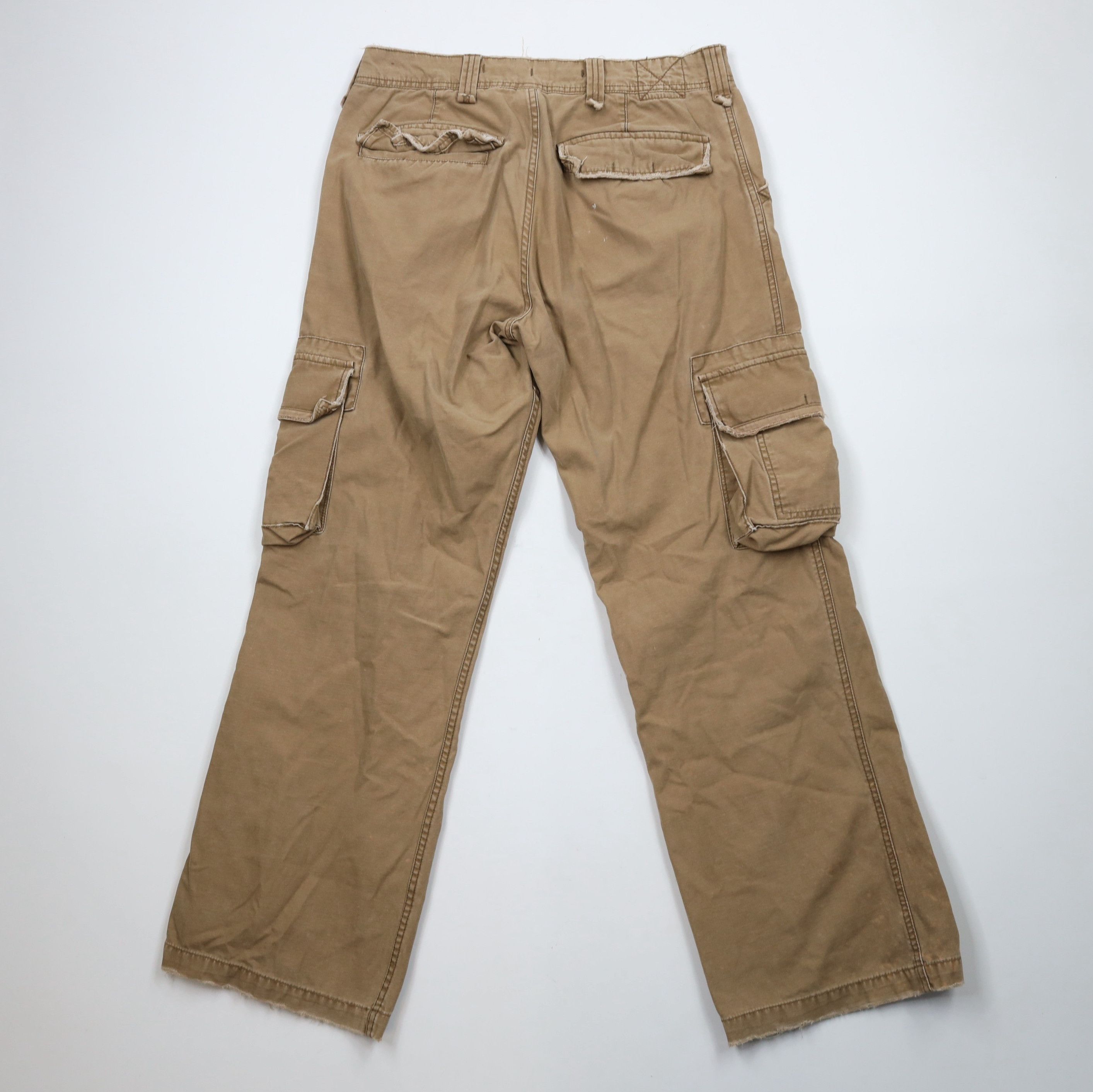 Vintage Vintage 90s Y2K Streetwear Wide Leg Baggy Cargo Pants Size US 32 / EU 48 - 11 Thumbnail
