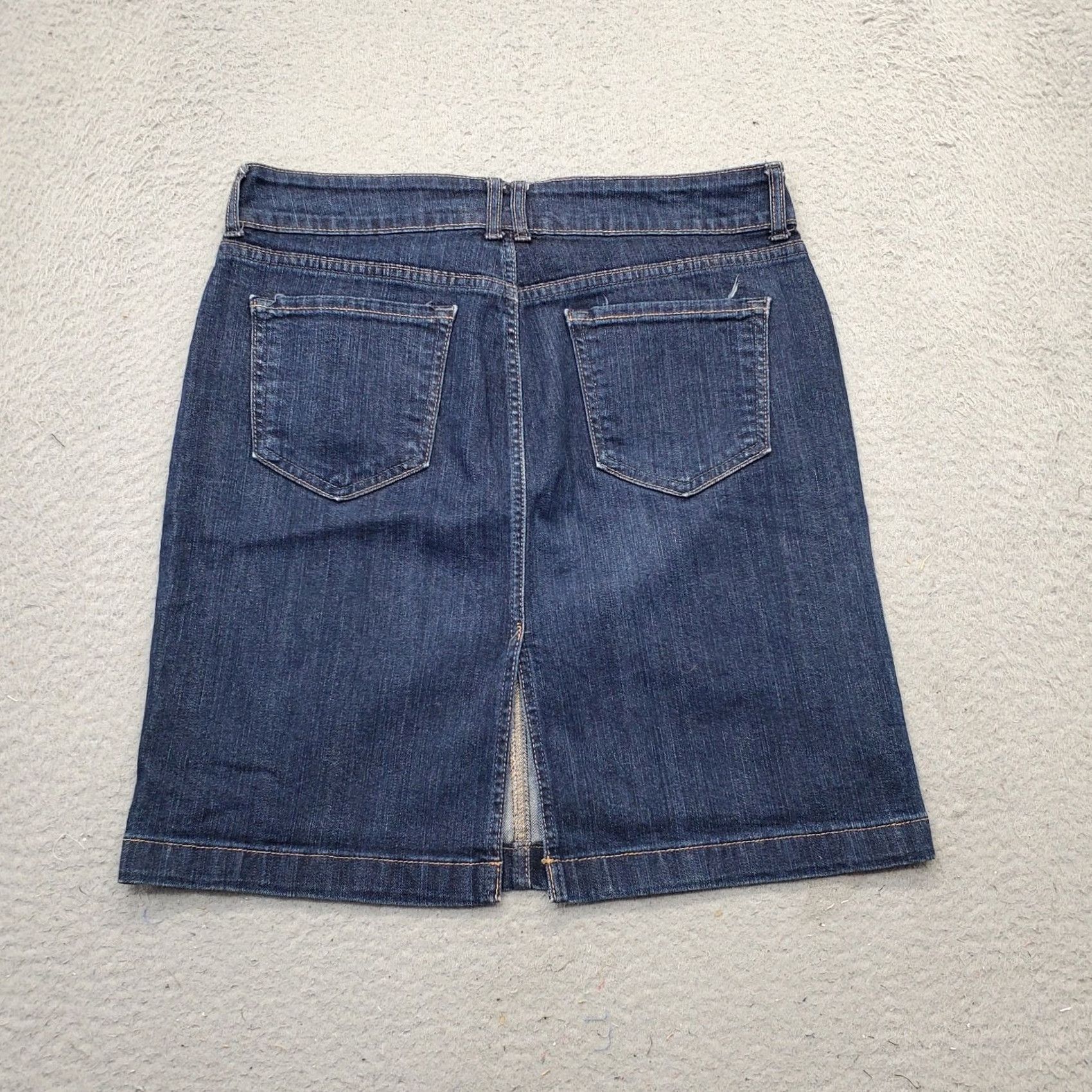 Old Navy Old Navy Pencil Skirt Womens Size 10 Navy Denim Vent Stretchable 5 Pocket Design Size 32" / US 10 / IT 46 - 2 Thumbnail