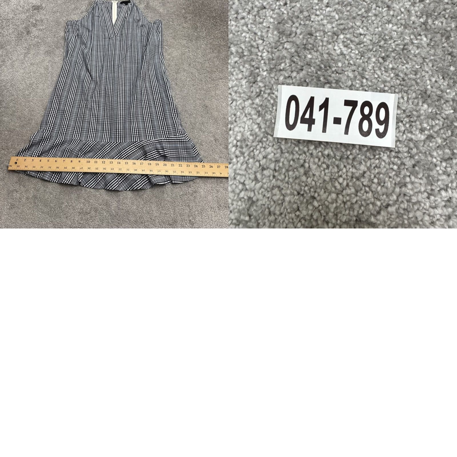 J.Crew J.Crew Gingham Ruffle Flounce Halter Mini Dress Women 10 Blue White Plaid Cotton Size L / US 10 / IT 46 - 9 Thumbnail