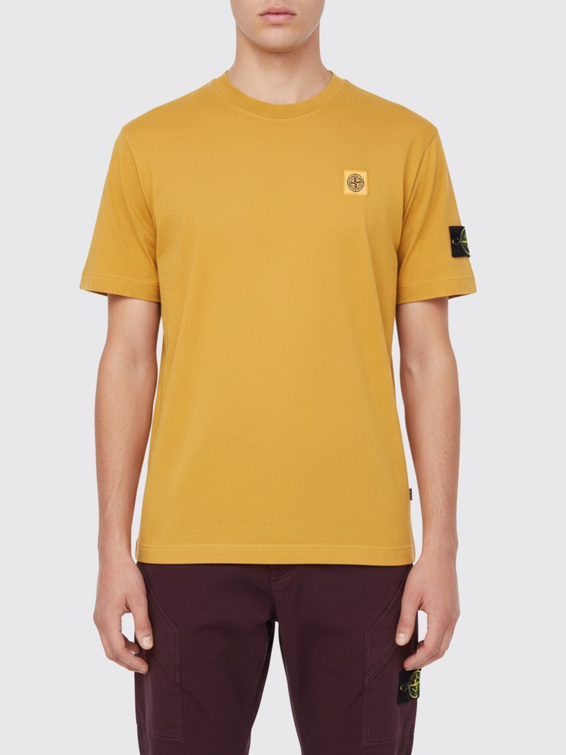Stone Island Stone Island T-Shirt Men Yellow Size US M / EU 48-50 / 2 - 1 Thumbnail