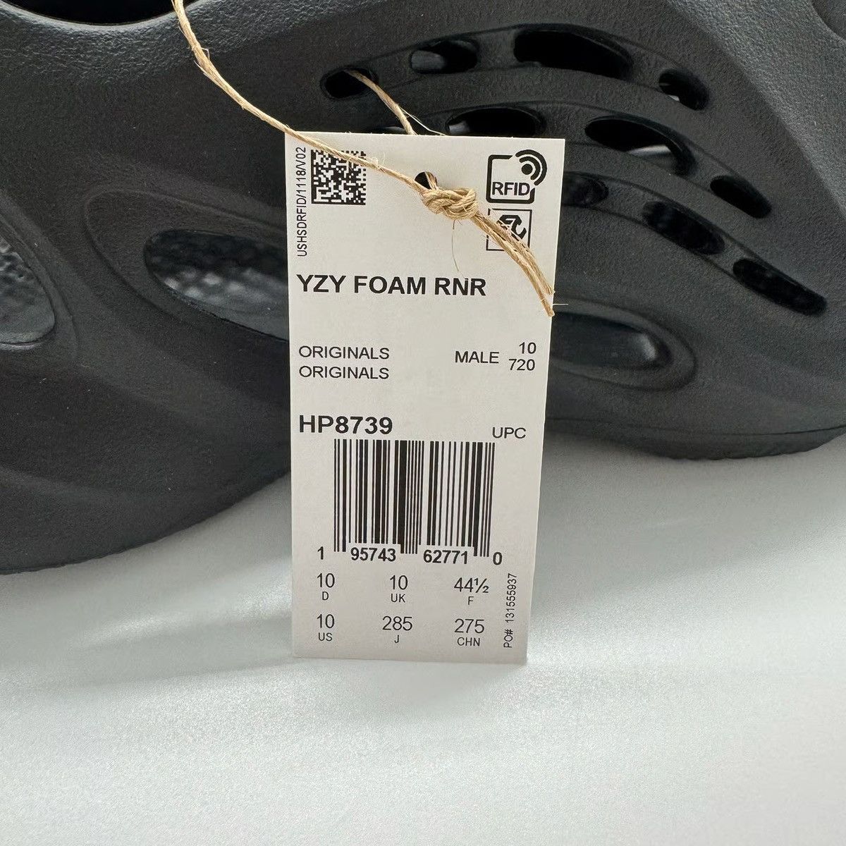 Adidas Adidas Yeezy Foam RNR Onyx (2022/2024) Size US 10 / EU 43 - 8 Thumbnail