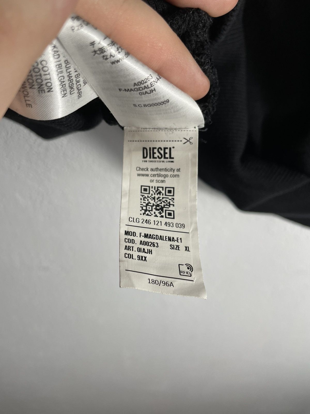 Diesel Diesel Hoodie For Successful Living Size XL / US 12-14 / IT 48-50 - 6 Thumbnail