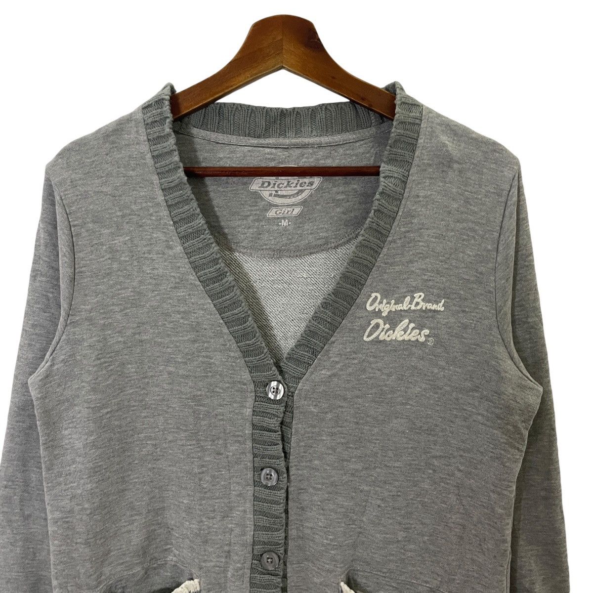 Dickies × Japanese Brand Vintage Dickies Girl Cardingan Sweatshirt Size L / US 10 / IT 46 - 2 Thumbnail