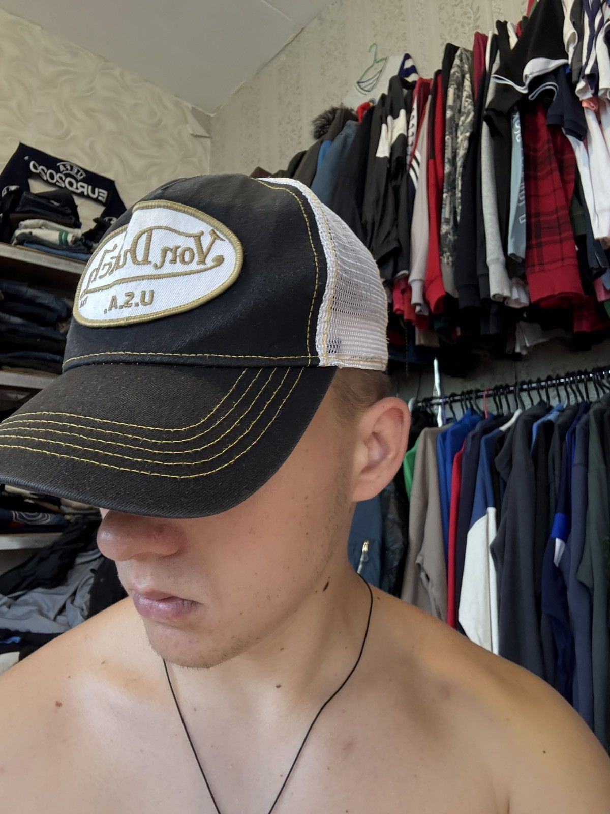 Von Dutch Vintage Von Dutch USA trucker cap hat Y2K Size ONE SIZE - 16 Thumbnail