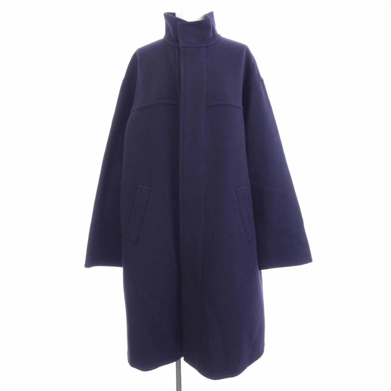 Celine Celine CELINE 100 Percent Cashmere Coat Textile Outerwear 2M4276700 DUTY FREE for USA Size ONE SIZE - 1 Thumbnail