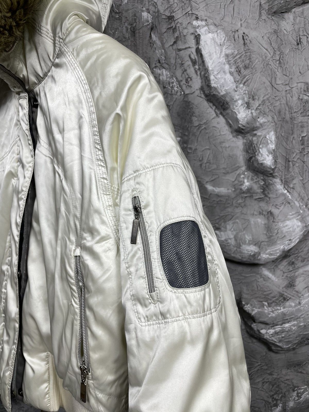 Le Grande Bleu (L.G.B.) × Nike Nike Very Rare Fur Zip Hood Jacket Y2K IfSixWasNine Style Size US S / EU 44-46 / 1 - 7 Thumbnail