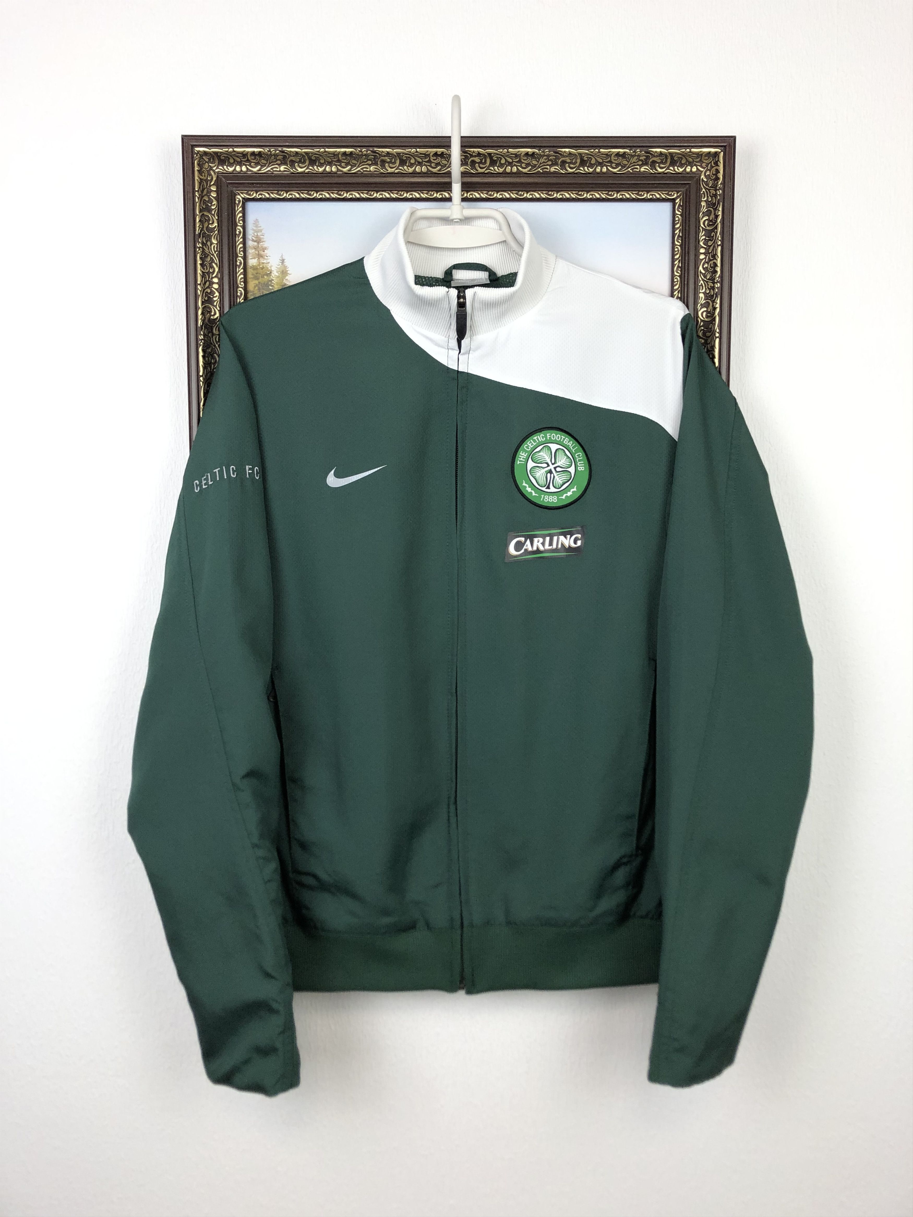 Nike Vintage Nike Celtic Football Jacket Soccer Track Top Mens Size US S / EU 44-46 / 1 - 1 Thumbnail